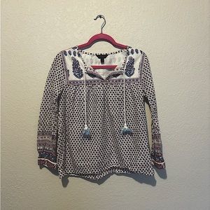 J Crew Long Sleeve Blouse